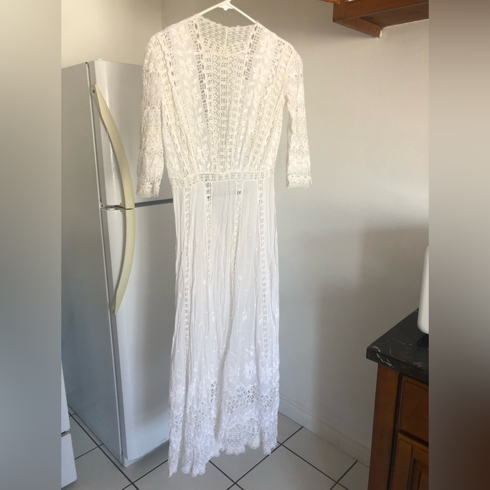 Antique Edwardian Garden lawn Dress